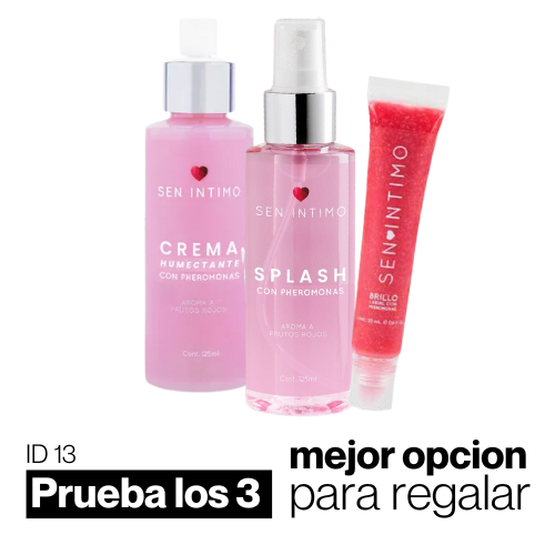 Kit Splash + crema + Brillo feromonas Sen