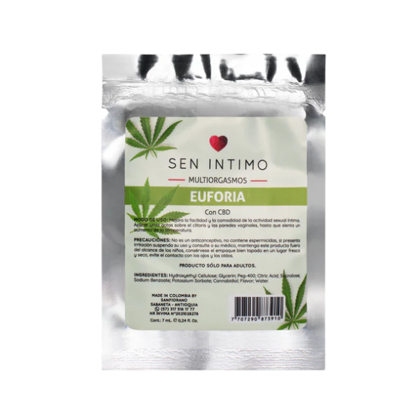 Multiorgasmos Euforia con CBD Sachet 7ml