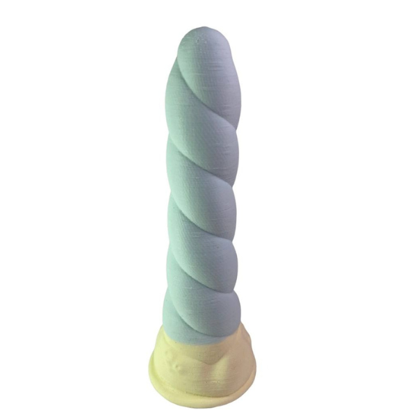 LatinLover Dildo Unicornio BICOLOR amarillo/azul