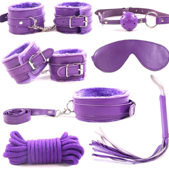 KIT SADO X 7 PIEZAS MORADO.