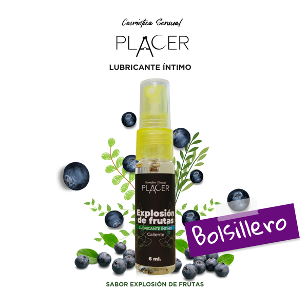 Lubricante Caliente Placer Explosión de frutas 6 ml