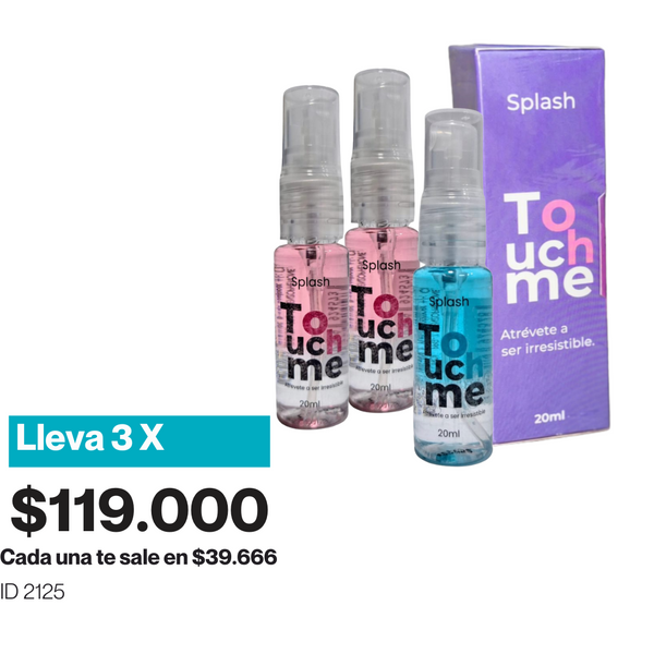 PROMO X 3 FEROMONAS TOUCHME