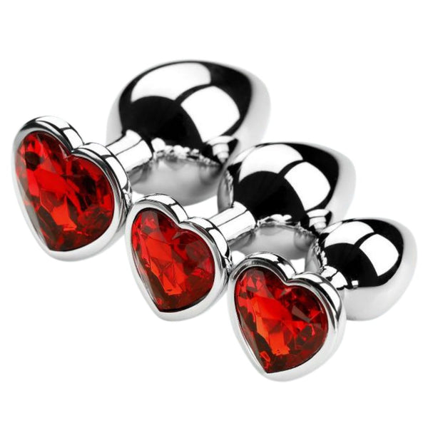 PLUG METALICO JOYA CORAZON TALLA L