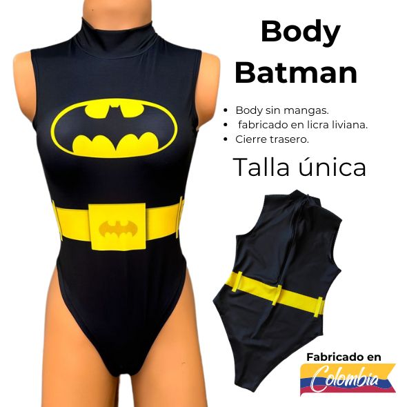 BODY TEMÁTICO BATMAN MANGA CORTA.