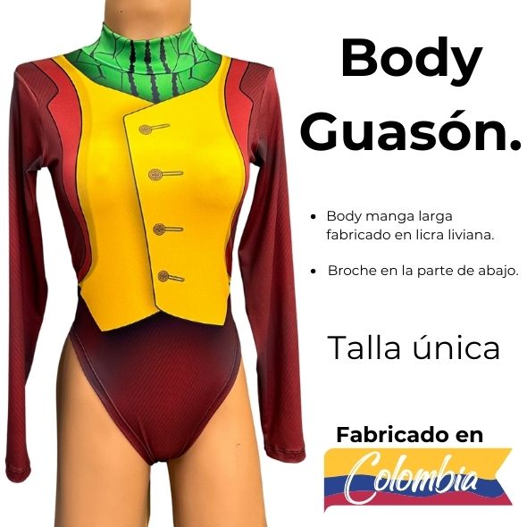 BODY TEMÁTICO GUASÓN MANGA LARGA