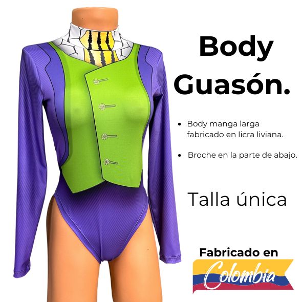 BODY TEMÁTICO GUASÓN MANGA LARGA