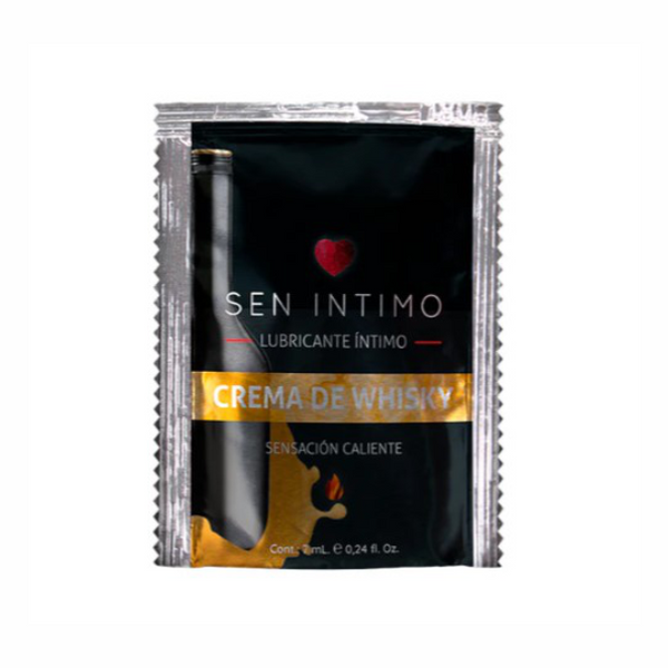 Sen Lubricante  Caliente Sachet Crema de Whisky 7ml